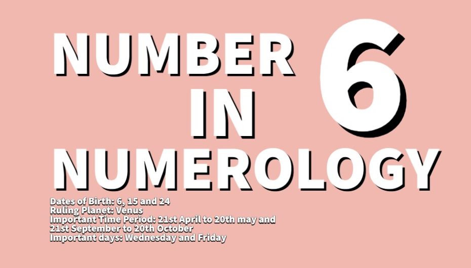 Numerology Number 6 Health