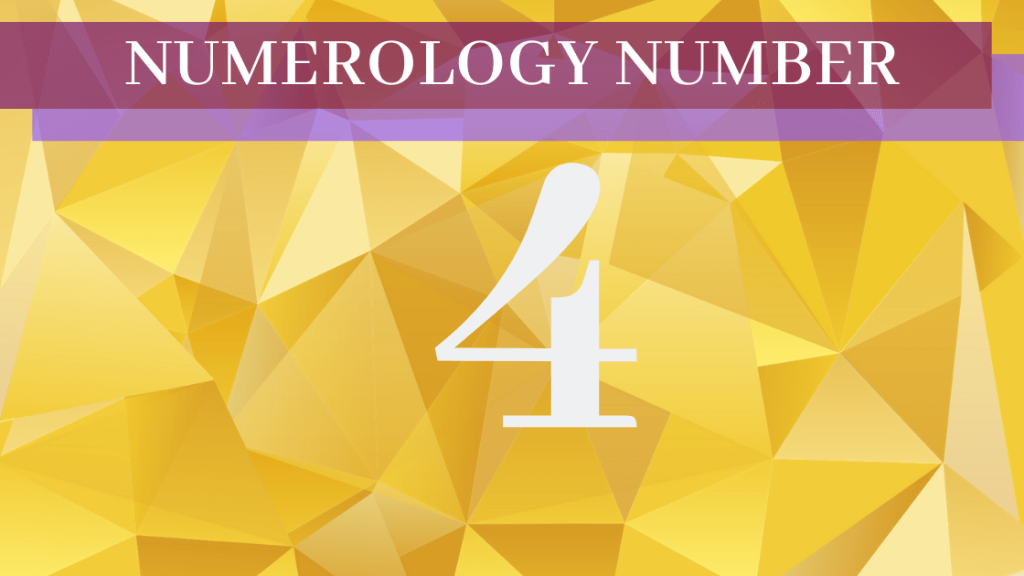 Is 4 A Good Number In Numerology?